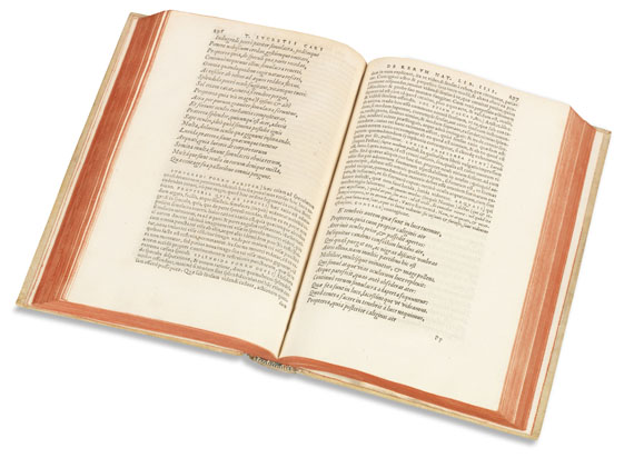Titus Lucretius Carus - De rerum natura libri sex. 1564.