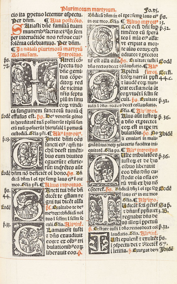 Missale Parisiensis - Missale. Paris, Kerver 1516.