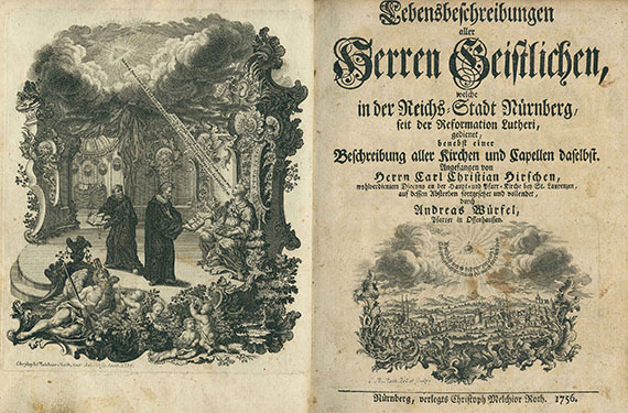Karl Christian Hirsch - Lebensbeschreibungen aller Herren Geistlichen. 1759-61.