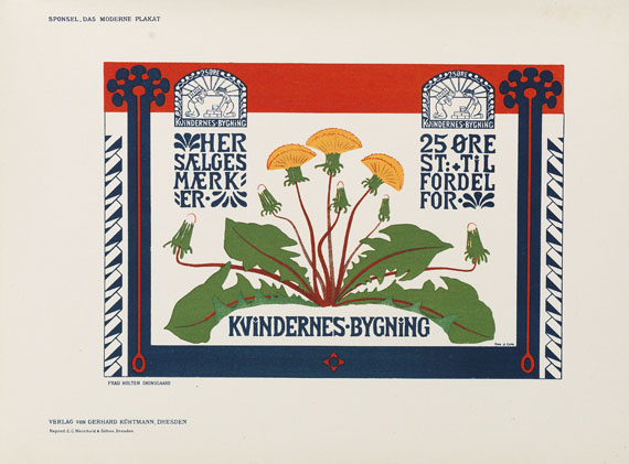 Jean Louis Sponsel - Das moderne Plakat. 1897