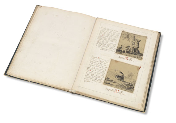 Ludwig Holster - Idiotismus venatorius. Jagd- Handschriften-Unikat. 1855