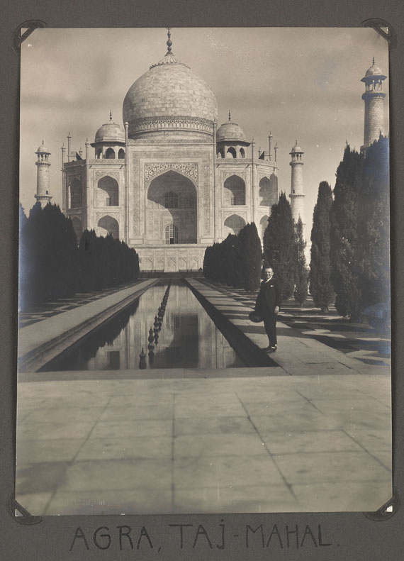  Reisefotografie - 4 Fotoalben Indien. 1926-1927. - Weitere Abbildung