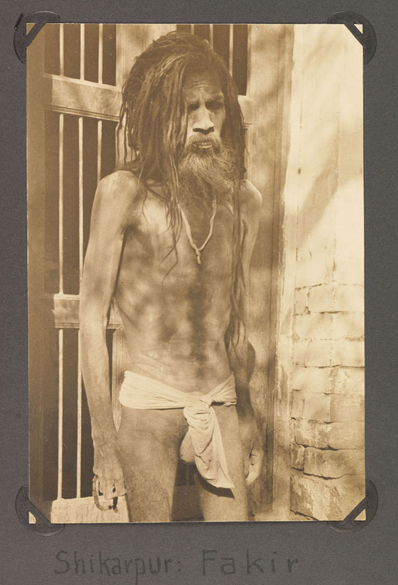 Reisefotografie - 4 Fotoalben Indien. 1926-1927.
