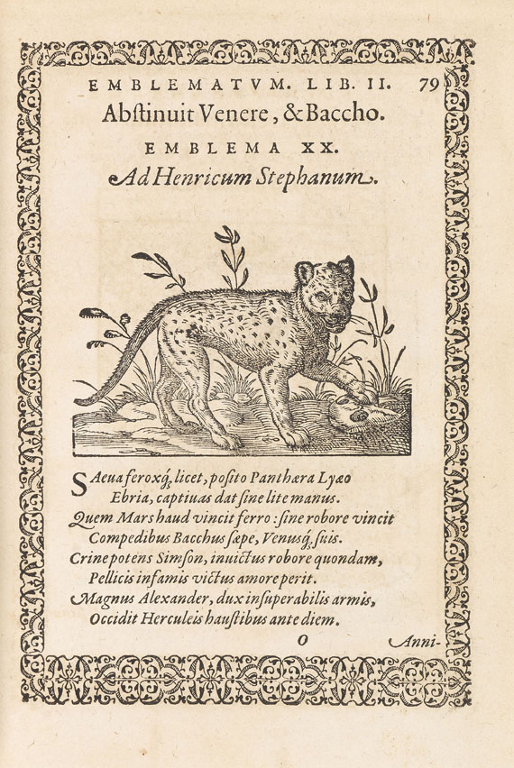 Nikolaus Reusner - Emblemata. 1581 - Weitere Abbildung