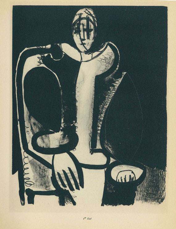 Pablo Picasso - Mourlot, F., Picasso Lithographe. 2 Bde. Bd. II doppelt. 1947-49
