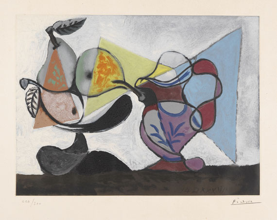 Pablo Picasso - Nature morte aux poires et au pichet (Still Life with Pears and Pitcher)