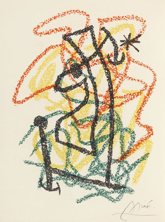 Joan Miró - Goll, Bouquet de rèves pour Neila (ohne Suite)