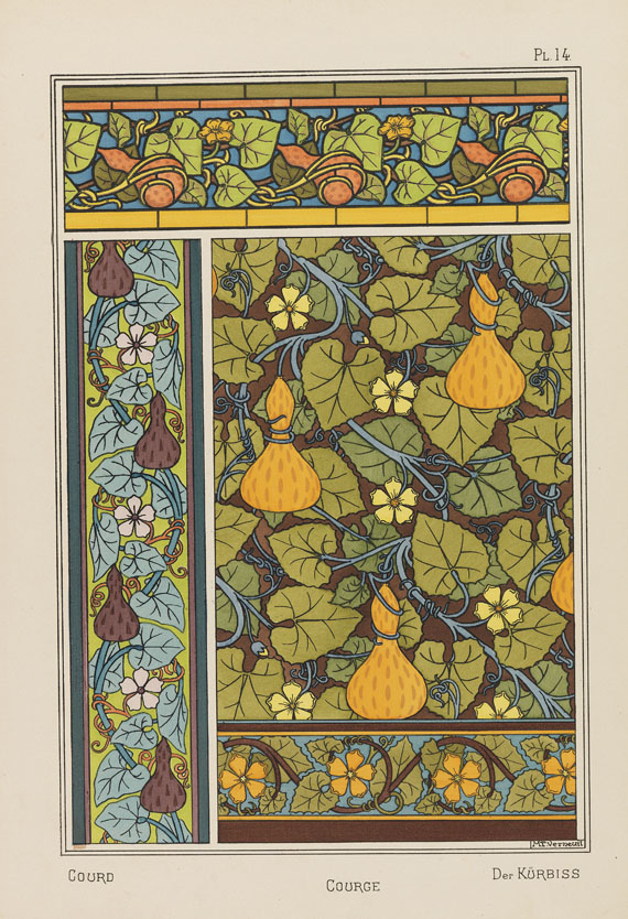 Eugène Samuel Grasset - La plante et ses applicantes ornamentales. 2 Bde.
