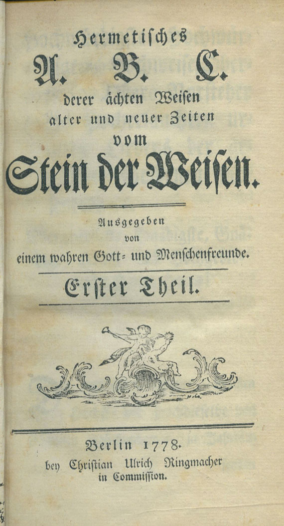 Alchemie und Okkulta - Hermetisches A.B.C. 4 Bde.
