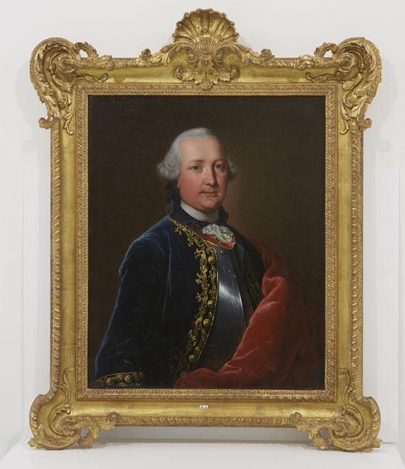 Tischbein d. Ä. - 2 Pendants: Porträt Johann Carl Friedrich von Boineburg (1729-1792), Hessischer Obermarschall, und seine Gemahlin Caroline, geb. von Löwenstein