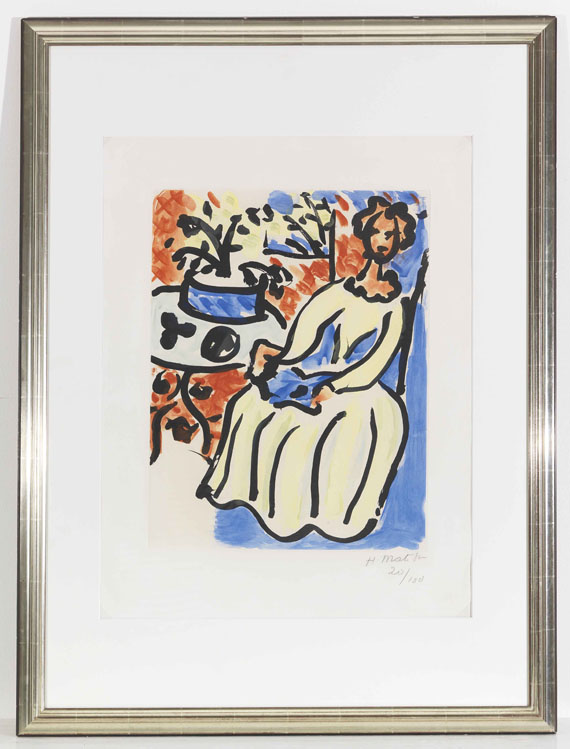 Matisse - Marie-José en robe jaune
