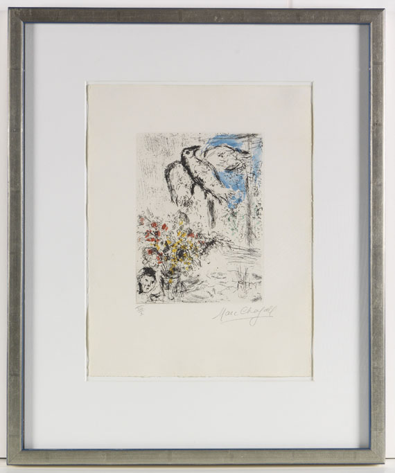 Marc Chagall - Nature morte au grand oiseau - Rahmenbild
