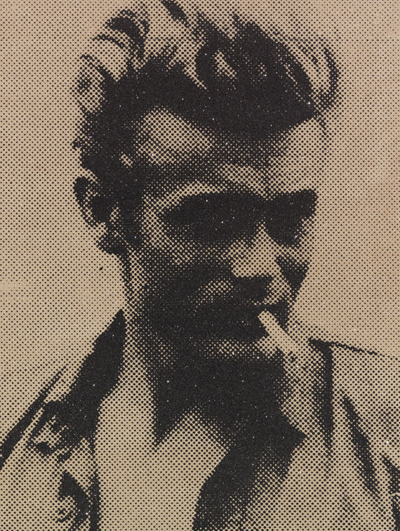 Russell Young - James Dean (atomic gold + black)