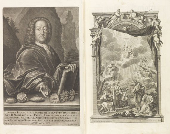 Johann Jakob Scheuchzer - Kupfer-Bibel. Bd. 1 bis Bd. 4