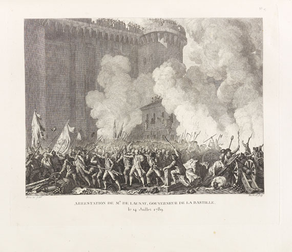 Französische Revolution - Tableaux Historiques De La Revolution Francais. 3 Bde.
