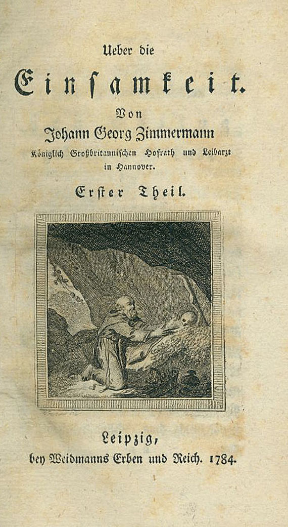 Johann Georg Zimmermann - 3 Werke in 6 Bänden