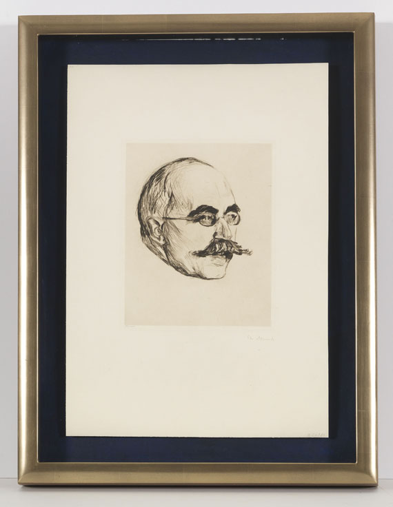 Edvard Munch - Gustav Schiefler - Rahmenbild