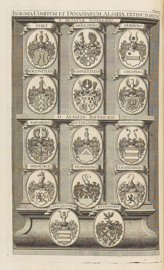 Johann Daniel Schoepflin - Alsatia illustrata, 2 Bde. - Weitere Abbildung