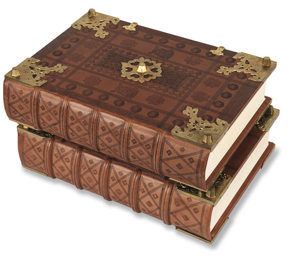  Faksimile - Gutenberg-Bibel. 2 Bde. Dabei: Kommentar und Holzständer - Weitere Abbildung