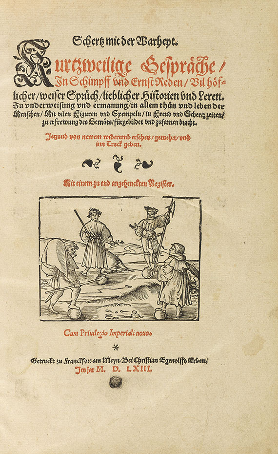 Hans Weiditz - Schertz mit der Warheyt. 1536