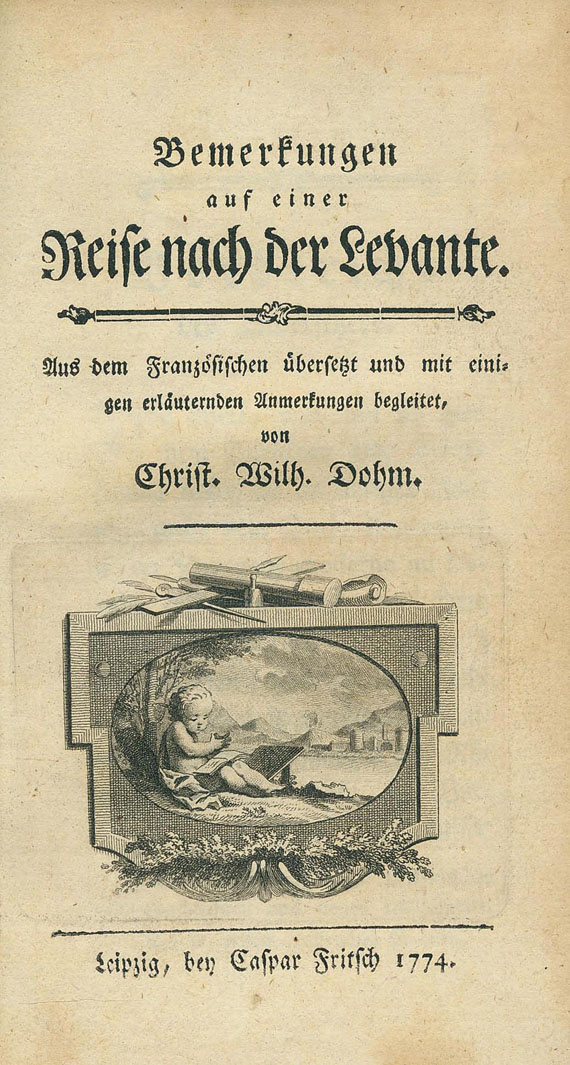 Johann Hermann von Riedesel - Bemerkungen auf einer Reise nach der Levante
