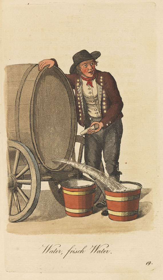 Christoffer Suhr - Der Ausruf in Hamburg. 1808.