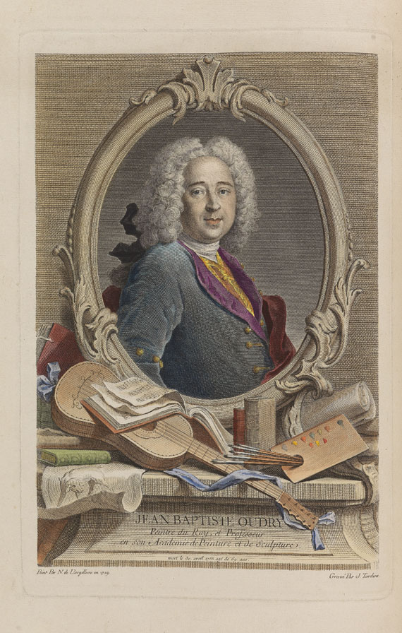 Jean de La Fontaine - Fables choisies. 4 Bde. 1755
