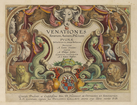 Jan van der Straet - Venationes Ferarum, Avium, Piscium. 2 Bde - Weitere Abbildung