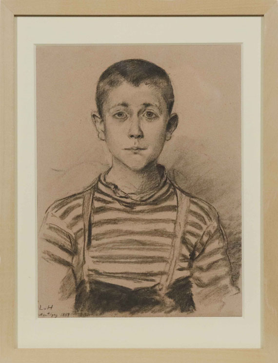 Ludwig von Hofmann - Französischer Junge - Rahmenbild