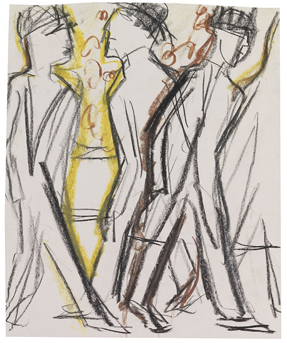 Ernst Ludwig Kirchner - Passanten auf der Straße