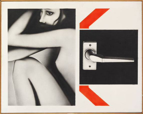 Peter Klasen - Femme + Poignée - Rahmenbild