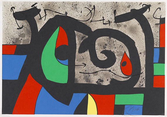 Joan Miró - Aus: Le lézard aux plumes d