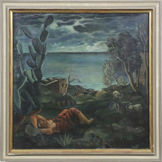 Carlo Mense - Göttliche Küste - Positano - Rahmenbild