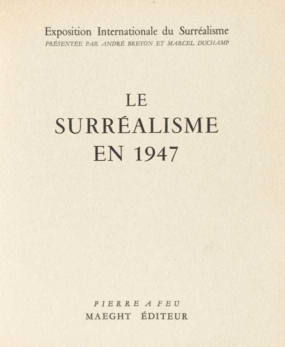 André Breton - Le surrealisme en 1947. - Weitere Abbildung