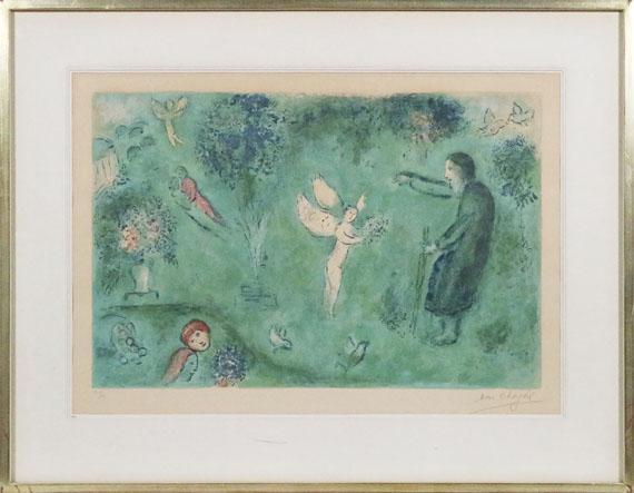 Marc Chagall - Le verger des Philétas - Rahmenbild