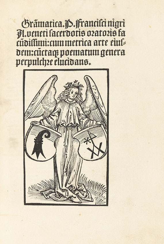  Pius II. (Aeneas Sylvius Picco - Epistolae, 1496. - Angeb.: Franciscus Niger, Grammatica, Basel 1500. - Weitere Abbildung
