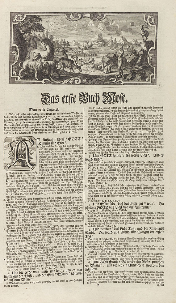  Biblia germanica - Biblia germanica, 3 Bde. Tübingen, Cotta 1730.