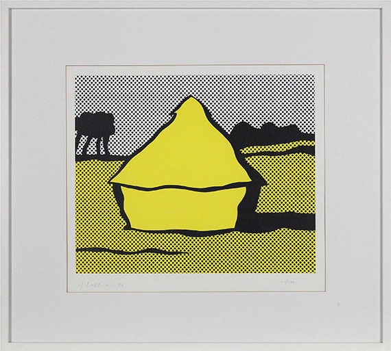 Roy Lichtenstein - Yellow Haystack - Rahmenbild