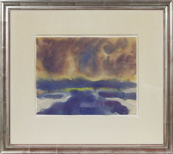 Emil Nolde - Meer mit Wolkenhimmel - Rahmenbild