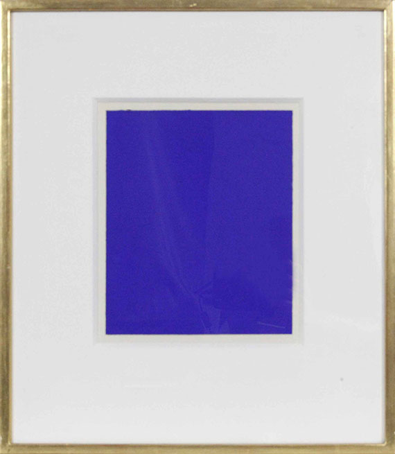 Yves Klein - Monochrome bleu (IKB 242 A) - Rahmenbild
