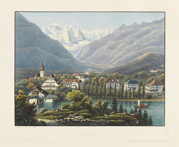 Hans Felix Leuthold - Vues pittoresque de la Suisse