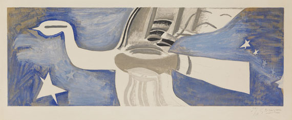 Georges Braque - Grand oiseau bleu
