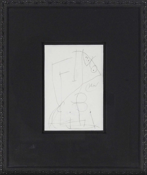 Joan Miró - Femme Oiseau - Rahmenbild