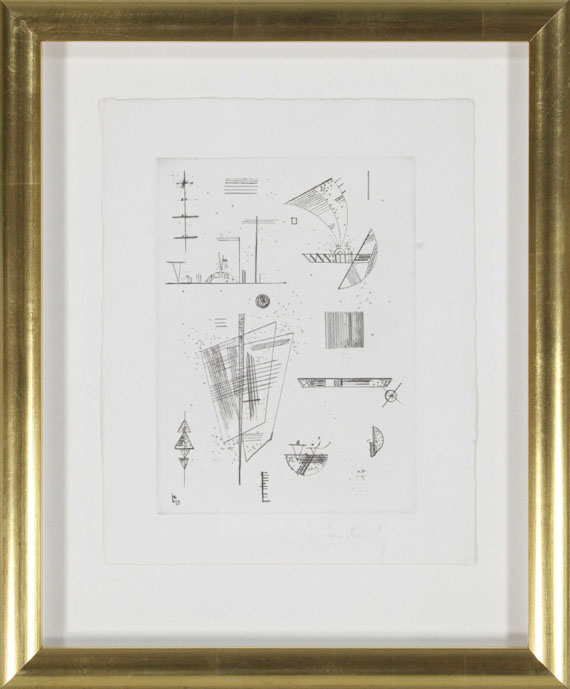 Wassily Kandinsky - Erste Radierung für die Editions >Cahiers d´Art< - Rahmenbild