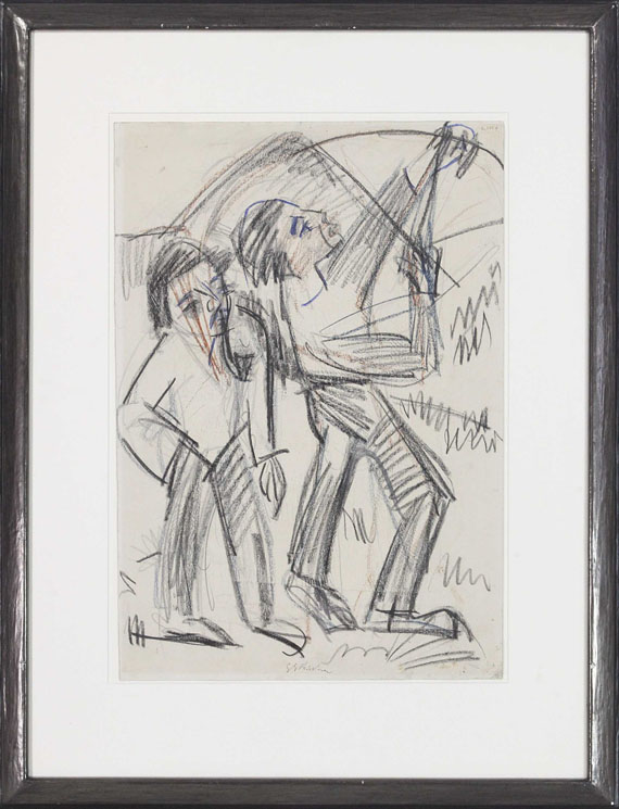 Ernst Ludwig Kirchner - Bogenschütze - Rahmenbild