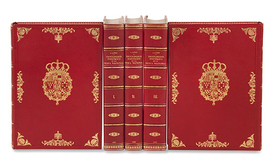 Antonio Sanez Reguart - Dictionario histórico e los artes. 5 Bände