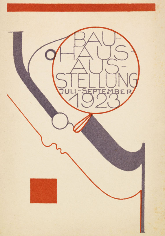 Oskar Schlemmer - Postkarte Bauhaus-Ausstellung 1923