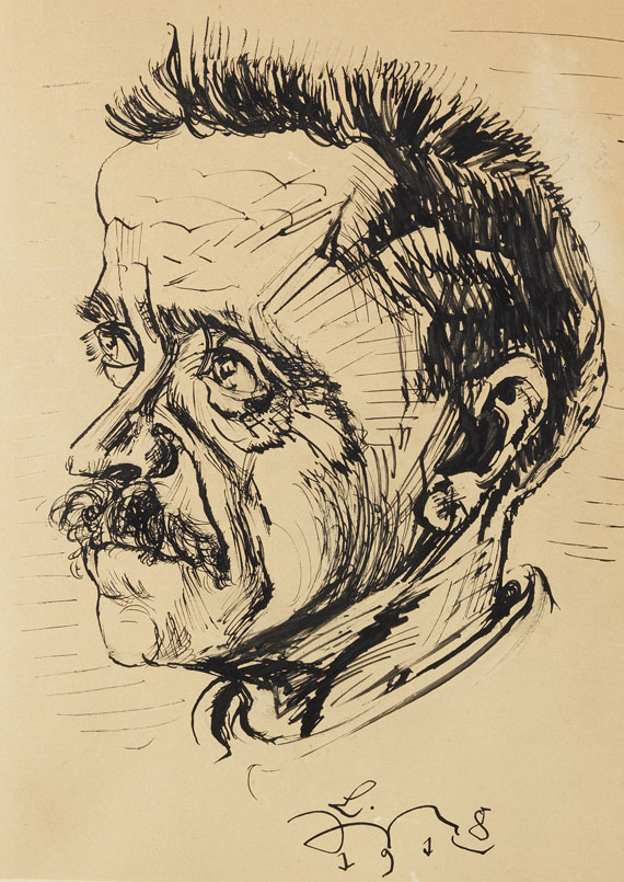 Ludwig Meidner - Porträt