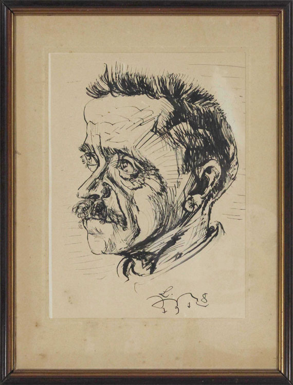 Ludwig Meidner - Porträt - Rahmenbild