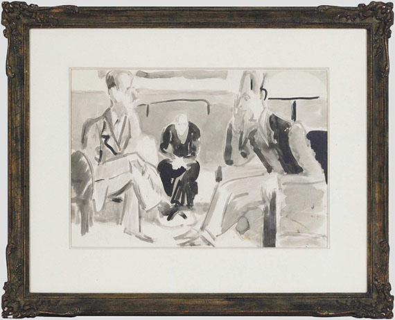 Ernst Ludwig Kirchner - Unterhaltung - Rahmenbild